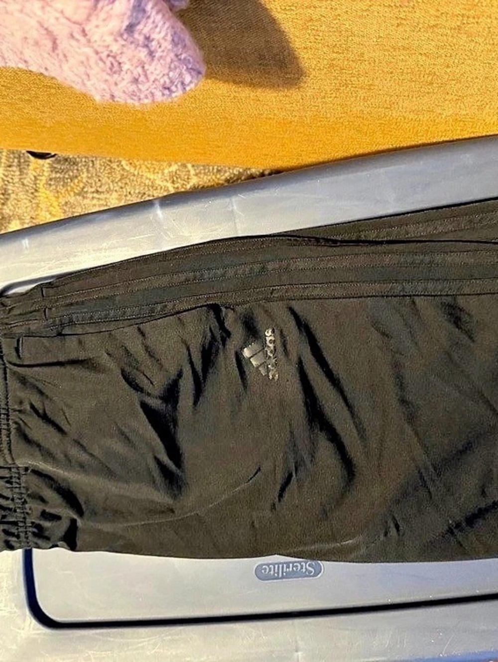 adidas Primegreen Essentials Warm-Up Track Pants Black